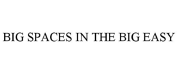 BIG SPACES IN THE BIG EASY trademark