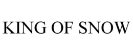 KING OF SNOW trademark