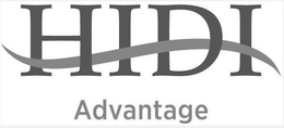HIDI ADVANTAGE trademark