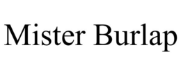 MISTER BURLAP trademark