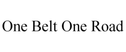 ONE BELT ONE ROAD trademark