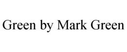 GREEN BY MARK GREEN trademark