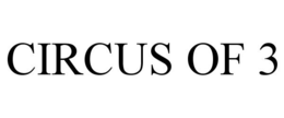 CIRCUS OF 3 trademark