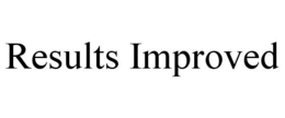RESULTS IMPROVED trademark
