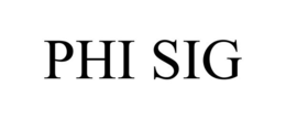 PHI SIG trademark