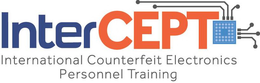 INTERCEPT INTERNATIONAL COUNTERFEIT ELECTRONICS PERSONNEL TRAINING trademark
