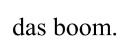 DAS BOOM. trademark