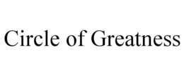 CIRCLE OF GREATNESS trademark