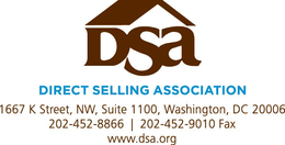 DIRECT SELLING ASSOCIATION DSA 1667 K STREET, MW, SUITE 1100, WASHINGTON DC 20006 trademark