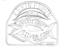 KICKIN FISHIN BOATS MULTI CRAFT SILVER FINN FOR "SERIOUS" ANGLERS KICKINFISHIN@GMAIL trademark