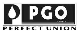 P PGO BY PEGAUCHO PERFECT UNION trademark
