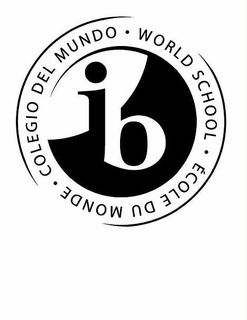IB WORLD SCHOOL ÉCOLE DU MONDE COLEGIO DEL MUNDO trademark