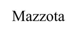 MAZZOTA trademark