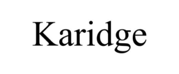 KARIDGE trademark