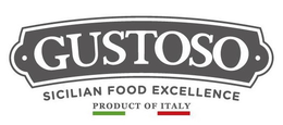 GUSTOSO SICILIAN FOOD EXCELLENCE PRODUCT OF ITALY trademark