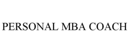 PERSONAL MBA COACH trademark