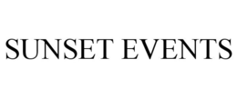 SUNSET EVENTS trademark