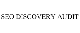 SEO DISCOVERY AUDIT trademark