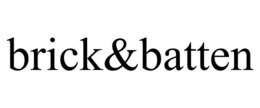 BRICK&BATTEN trademark