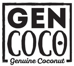 GEN COCO GENUINE COCONUT trademark