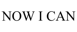 NOW I CAN trademark