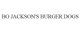BO JACKSON'S BURGER DOGS trademark