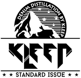 KLEEP DENIM DISTILLATION BY KLEEP STANDARD ISSUE trademark