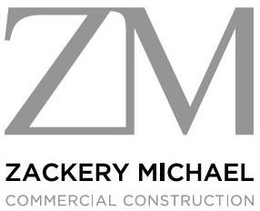 ZM ZACKERY MICHAEL COMMERCIAL CONSTRUCTION trademark