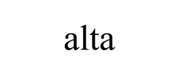 ALTA trademark