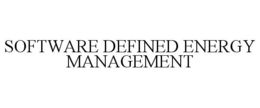 SOFTWARE DEFINED ENERGY MANAGEMENT trademark