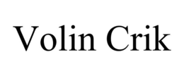 VOLIN CRIK trademark