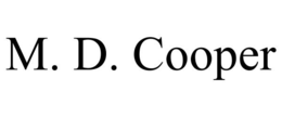 M. D. COOPER trademark