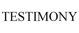 TESTIMONY trademark