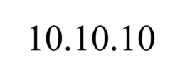 10.10.10 trademark
