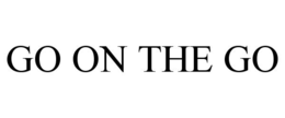 GO ON THE GO trademark
