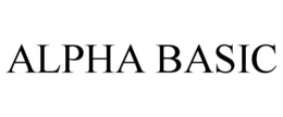 ALPHA BASIC trademark
