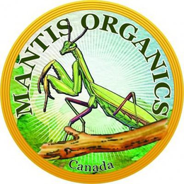 MANTIS ORGANICS CANADA trademark