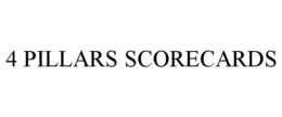 4 PILLARS SCORECARDS trademark