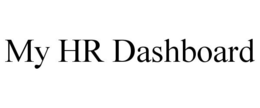 MY HR DASHBOARD trademark