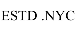 ESTD .NYC trademark