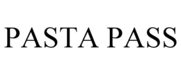 PASTA PASS trademark