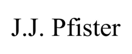 J.J. PFISTER trademark