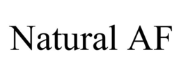 NATURAL AF trademark