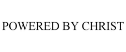 POWERED BY CHRIST trademark