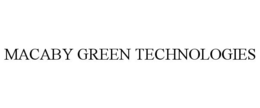 MACABY GREEN TECHNOLOGIES trademark