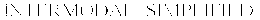 INTERMODAL. SIMPLIFIED. trademark