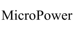 MICROPOWER trademark
