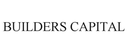 BUILDERS CAPITAL trademark