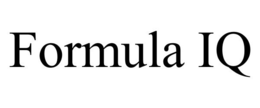 FORMULA IQ trademark