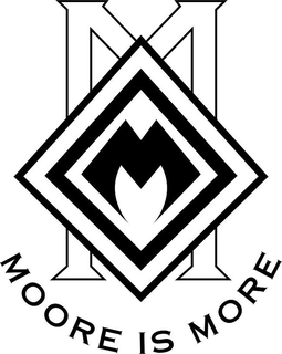 MM MOORE IS MORE trademark